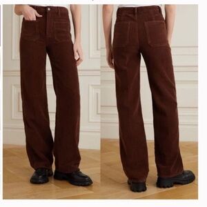 Reformation Brown Wide Leg Pants